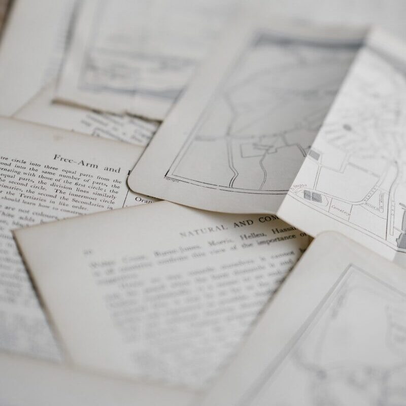 selective focus of white printer papers